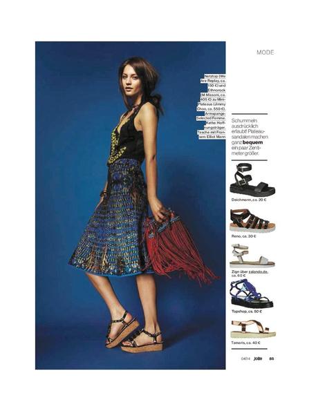 Ines Petersen - Jolie Magazine Germany April 2014