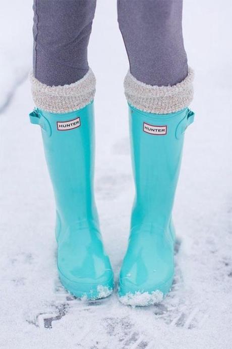 Tiffany Blue Hunter Boots