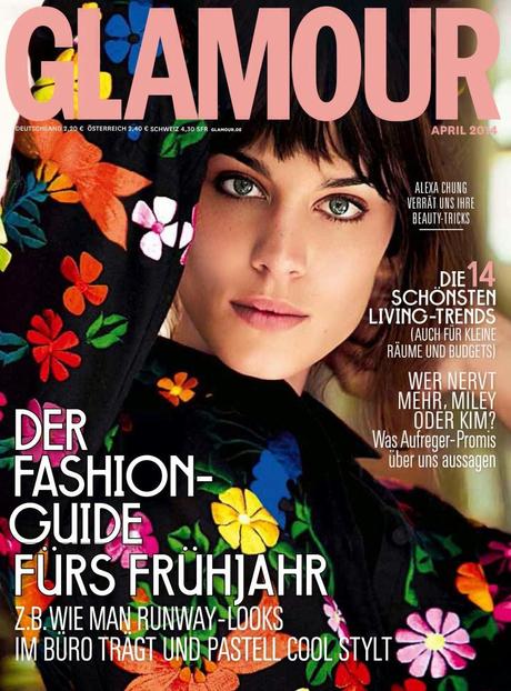 Alexa Chung - Glamour Magazine Germany April 2014
