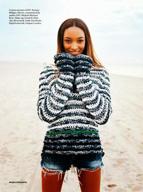 Jourdan Dunn by Angelo Pennetta for Miss Vogue Magazine April 2014