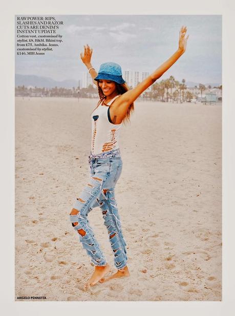 Jourdan Dunn by Angelo Pennetta for Miss Vogue Magazine April 2014