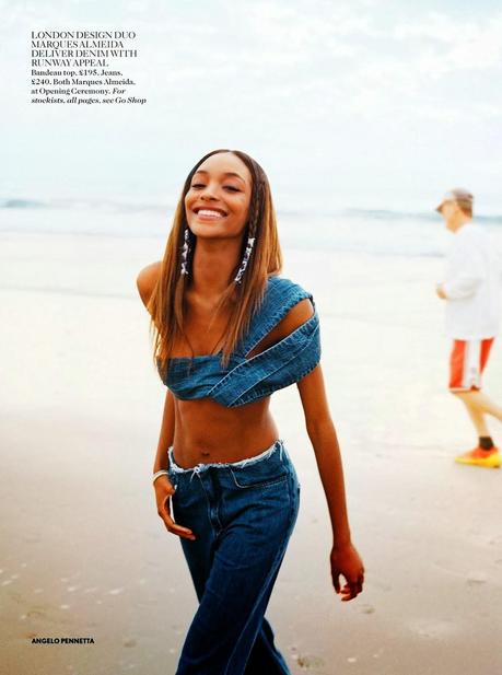 Jourdan Dunn by Angelo Pennetta for Miss Vogue Magazine April 2014