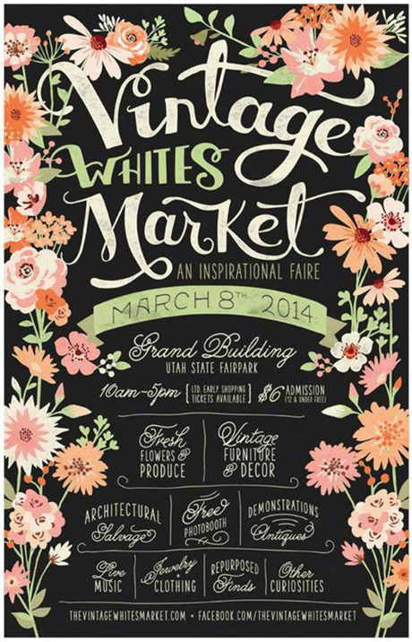 you're invited: vintage whites market in salt lake city