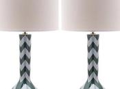 Stunningly Simple Turquoise Geometric Lamp Less Than
