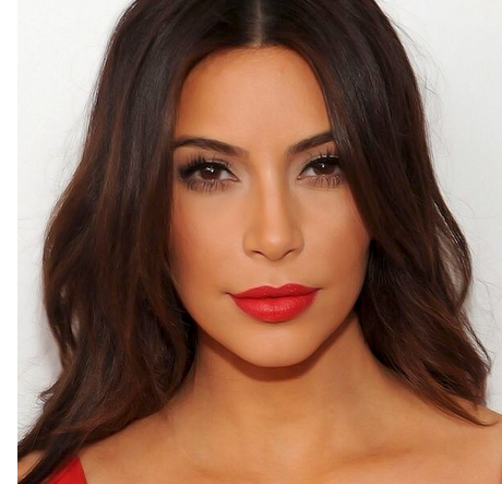 Makeup Of The Day | Kim Kardashian At Elton John Oscar Viewing Party 2014