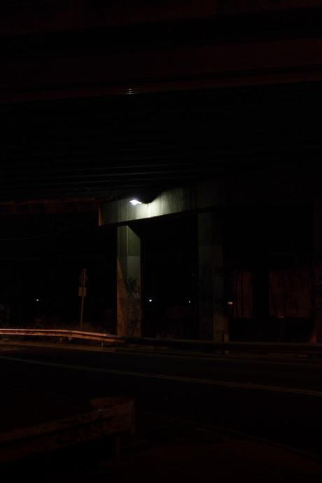 road overpass at night
