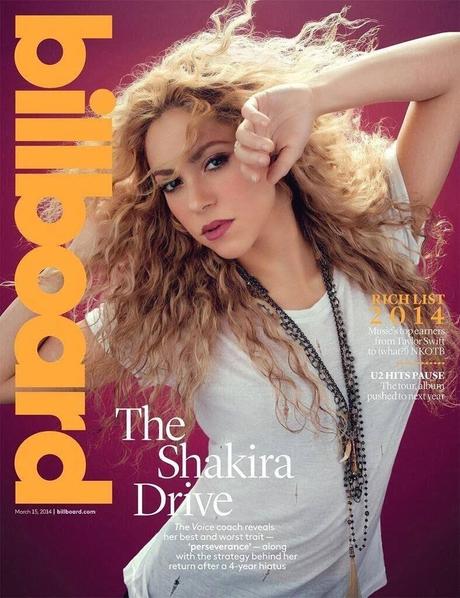 Shakira for Billboard Magazine March 2014