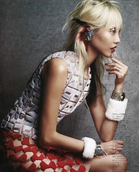 Soo Joo Park by Victor Demarchelier for  April 2014