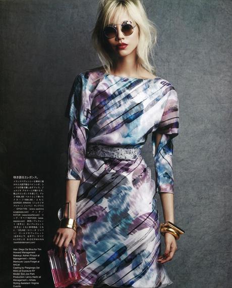 Soo Joo Park by Victor Demarchelier for  April 2014