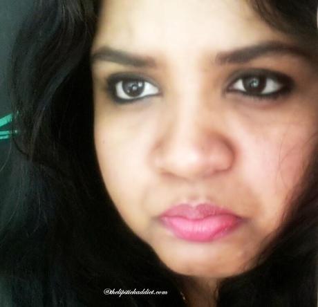 FOTD : Maybelline Pink Alert Lipstick in POW4