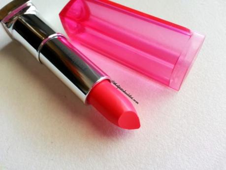 FOTD : Maybelline Pink Alert Lipstick in POW4