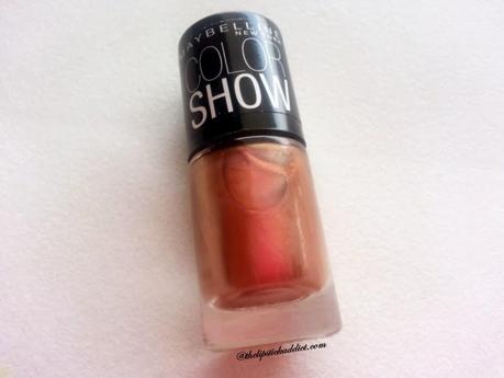 NOTD : Maybelline Color Show in Cindrella Pink