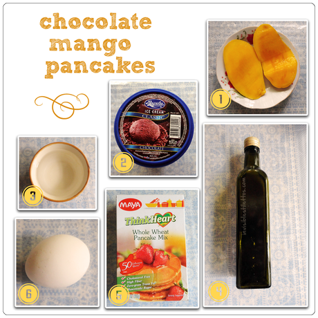 Chocolate Mango Pancake