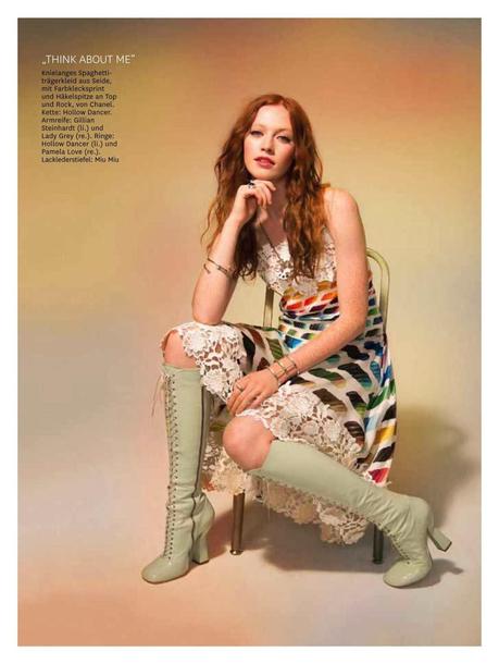 Chantal Stafford Abbott - Glamour Magazine Germany April 2014