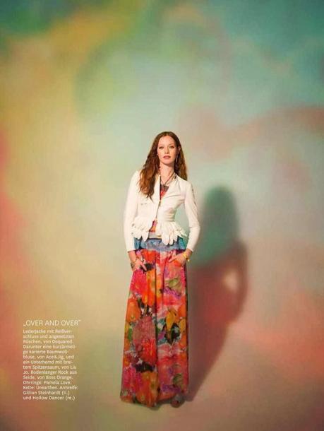 Chantal Stafford Abbott - Glamour Magazine Germany April 2014