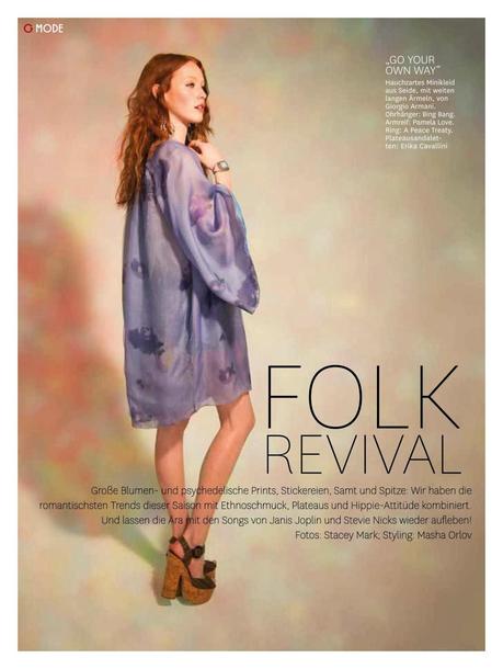 Chantal Stafford Abbott - Glamour Magazine Germany April 2014