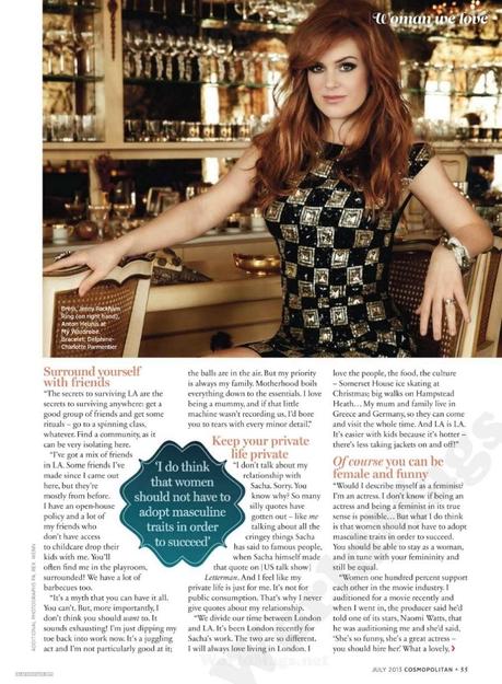 Isla Fisher - Cosmopolitan Magazine UK July 2013