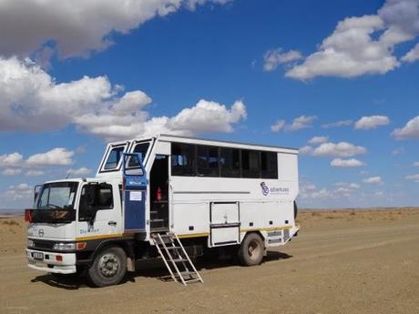 Our mobile prison for 3 weeks on our G Adventures tour.