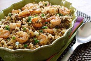 Gluten free menu plan: March 9-15, 2014 dirty brown-rice-with-shrimp