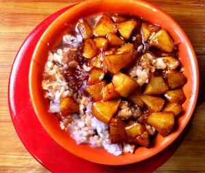 Gluten free menu plan: March 9-15, 2014 apple cinnamon oatmeal best