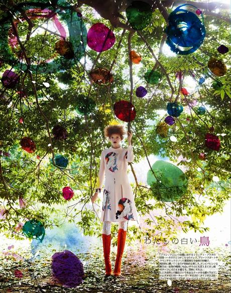 Eva Klimkova And Ella Merryweather By Makoto Nakagawa For Spur Magazine April 2014