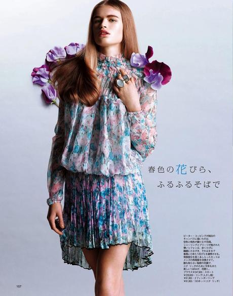 Eva Klimkova And Ella Merryweather By Makoto Nakagawa For Spur Magazine April 2014