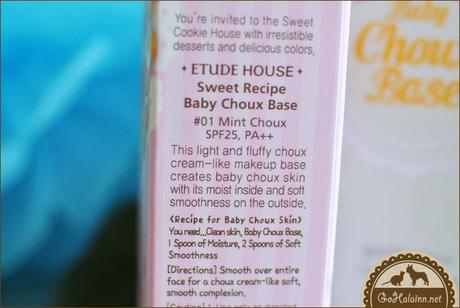 Review: Etude House Baby Choux Base #01 Mint Choux