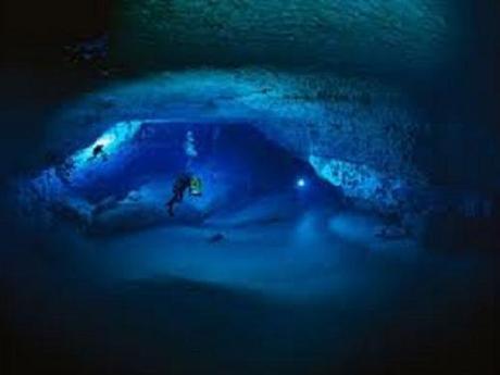 underwater cave