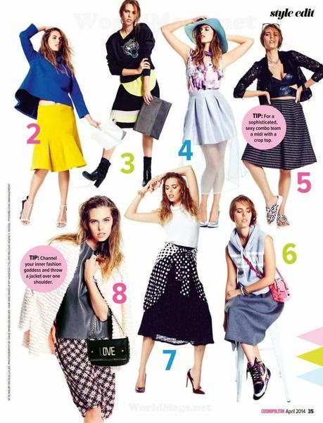 Phoebe Griffiths - Cosmopolitan Magazine Australia April 2014