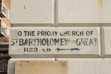 Great St Bartholomew's, palimpsest