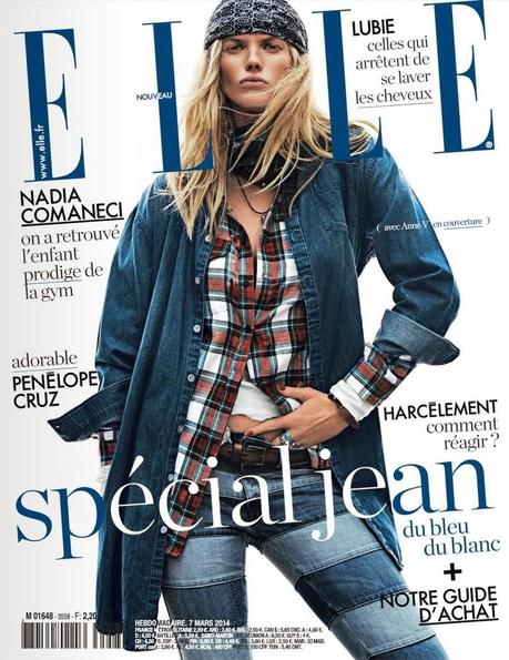 Anne Vyalitsyna - Elle Magazine France March 2014