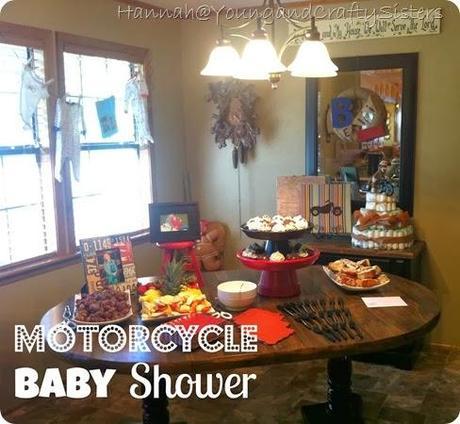 Motorcycle Baby shower 6
