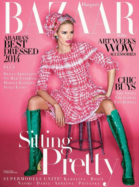 Karolina Kurkova for Harper’s Bazaar Arabia March 2014