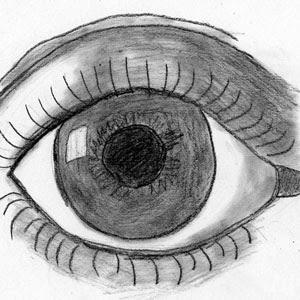 M.C. Escher Eye Drawing