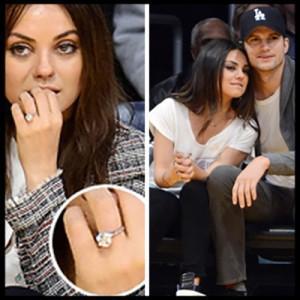Mila Kunis and Ashton Kutcher Engaged mila & ashton engaged