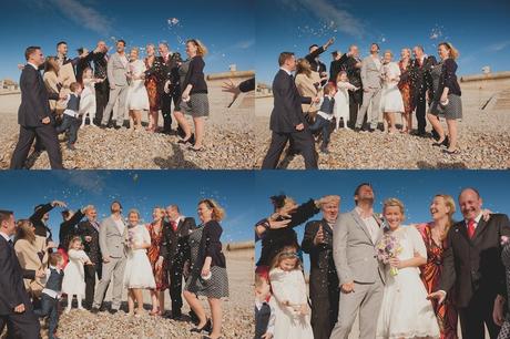 Beach wedding Dorset