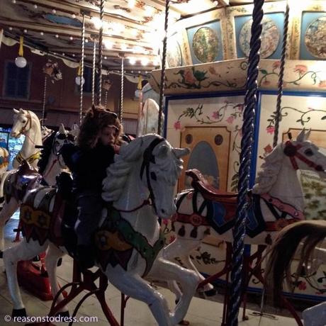 ReasonstoDress.com Reasons to Dress Antique Carousel, Carrousel, Carosello, Merry-go-Round Modena, Emilia Romagna Italy Things to do in the winter in italy