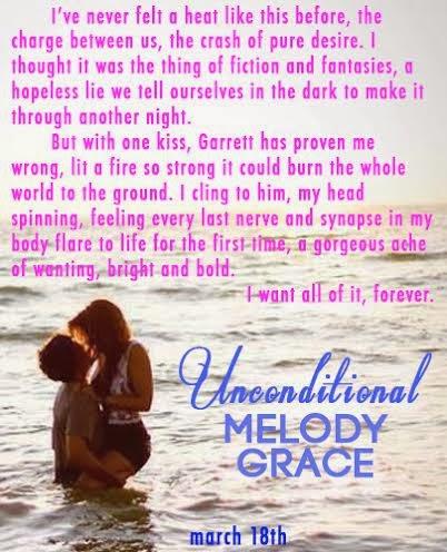 TEASER ALERT:  COMING SOON!! UNCONDITIONAL BY MELODY GRACE!