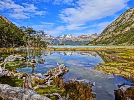 A gorgeous lagoon in Ushuaia, Argentina