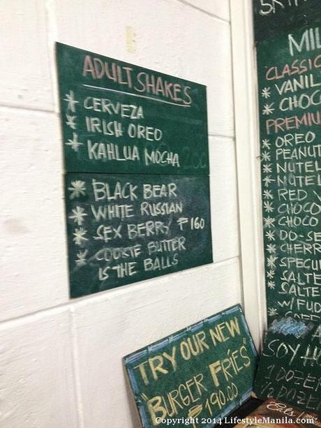 Sweet Ecstasy Menu Board