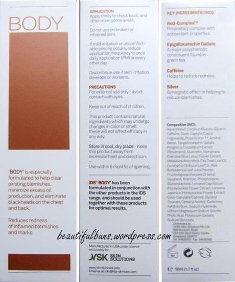 Review: IDS Body IDS Body (1)