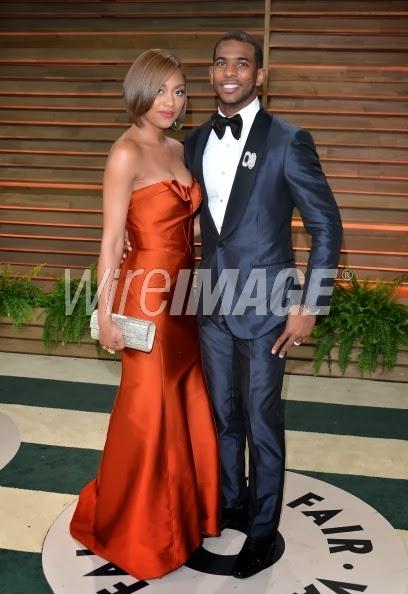 CHRIS PAUL WEARS ERMENEGILDO ZEGNA TO THE 2014 VANITY FAIR OSCAR PARTY (Los Angeles, CA – March 2, 2014) – Los Angeles Clippers guard Chris Paul attended the 