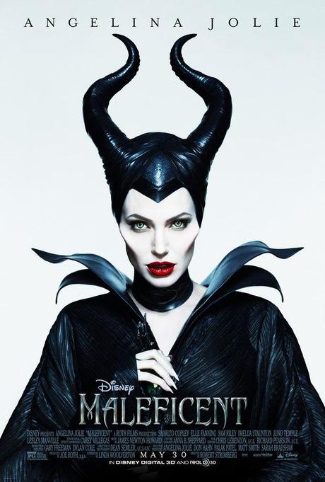 New Poster for 'Maleficent' Features Evil Angelina Jolie with Horns