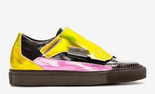 The Sneaker Wears Many Hats: Raf Simons Black & Yellow Removable Spat Low-Top Sneakers