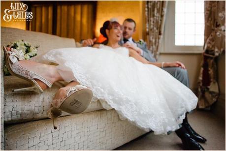 Wedding photography at hogarths hotel redhead bride