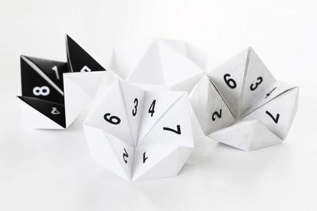 paper | diy paper fortune teller