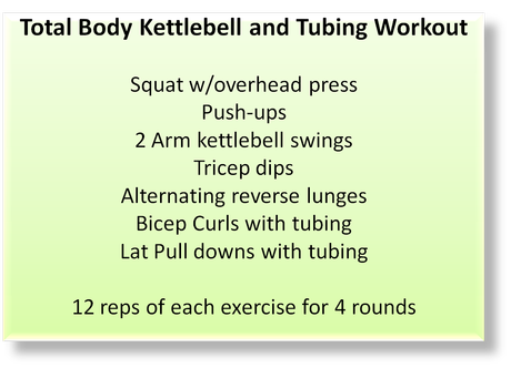 Kettlebell and Tubing Total Body Workout