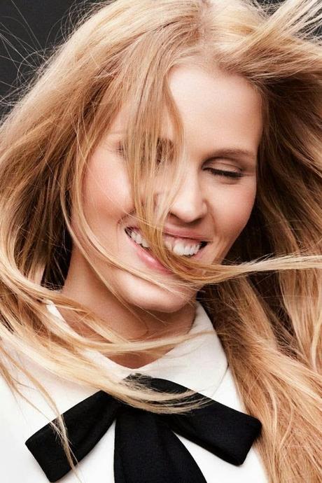 Lara Stone by Daniel Jackson for Harper's Bazaar US, April 2014