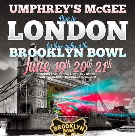 Umphrey's McGee: Three Nights @ Brooklyn Bowl London