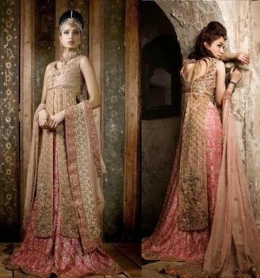Latest Trend of Bridal Dresses 2012 in Pakistan